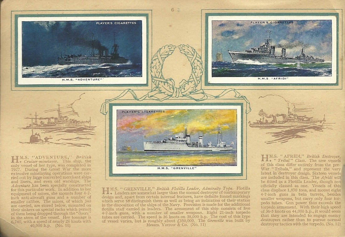 John Player & Sons - Album of Modern Naval Craft - Page 6