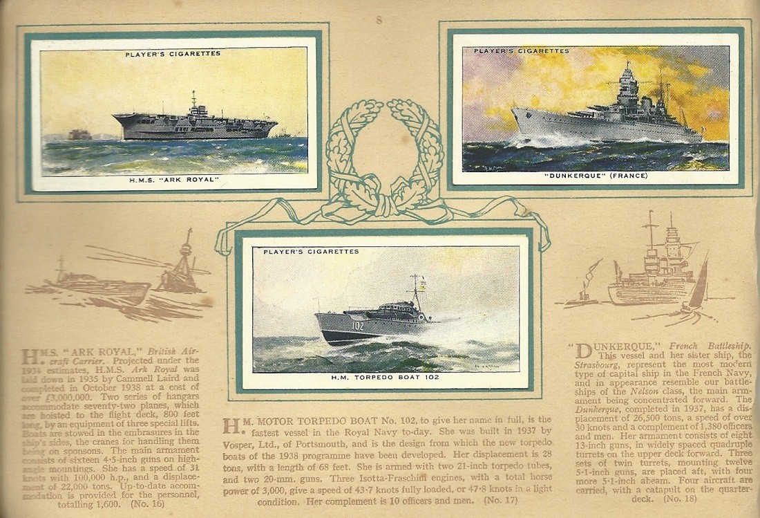 John Player & Sons - Album of Modern Naval Craft - Page 8