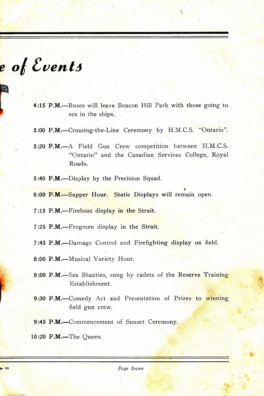 RCN NAVY DAYS 26 July 1952 - Page 7