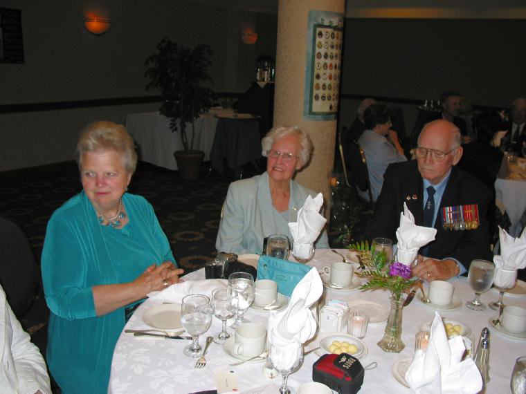 Reunion 2005 dinner Ruby Cameron with Marg and Al Turner