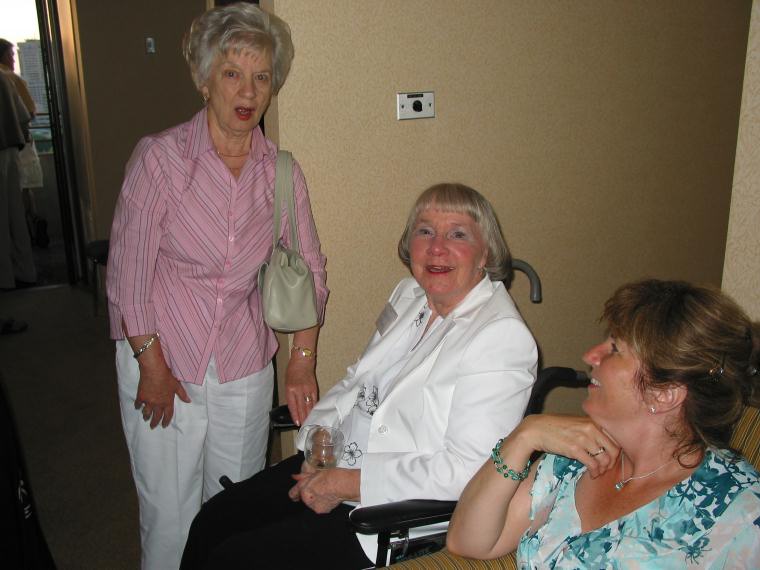 Molly Graham with Mary and Jayne Riley